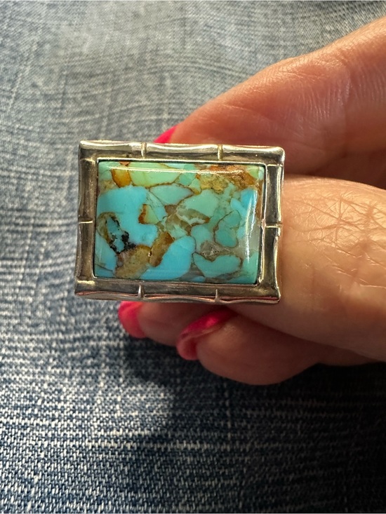 Jay King Jewelry - Vintage Jay King from Desert Rose Trading Ring Size 6 Sterling Silver